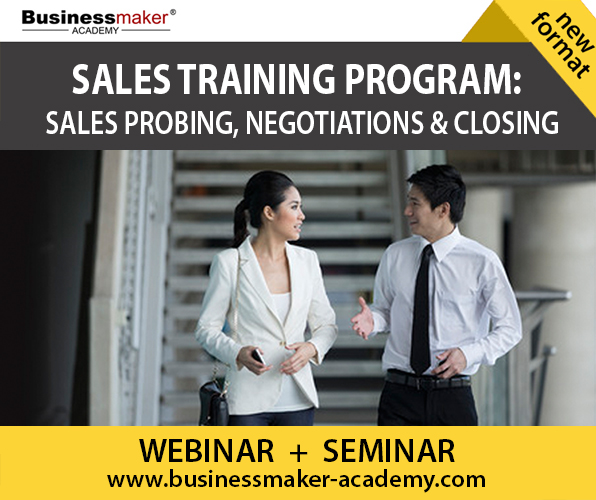 Sales Training Course by Businessmaker Academy