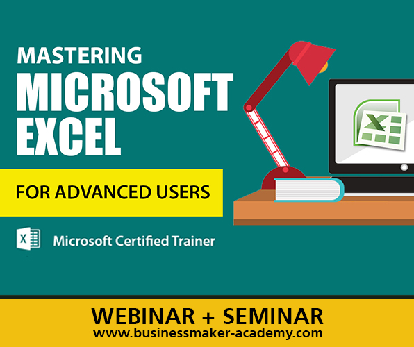 Microsoft Excel for Advanced Users - Course by Businessmaker Academy