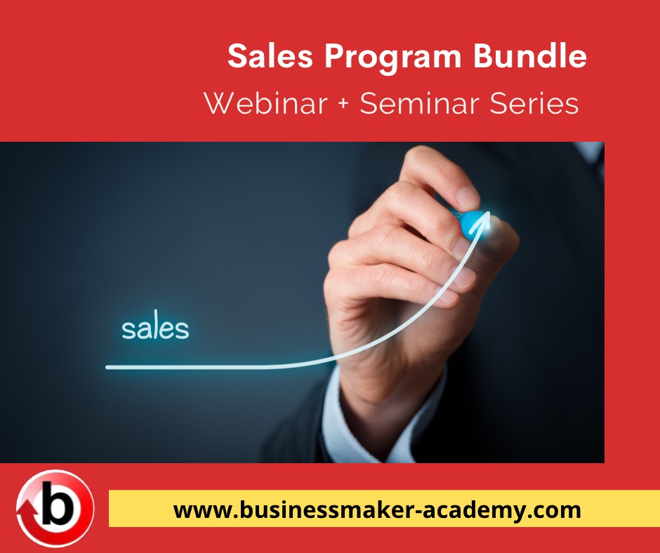 Sales Training Webinar and Seminar Training Program Bundle by Businessmaker Academy Philippines