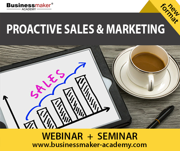 Proactive Sales & Marketing Training by Businessmaker Academy
