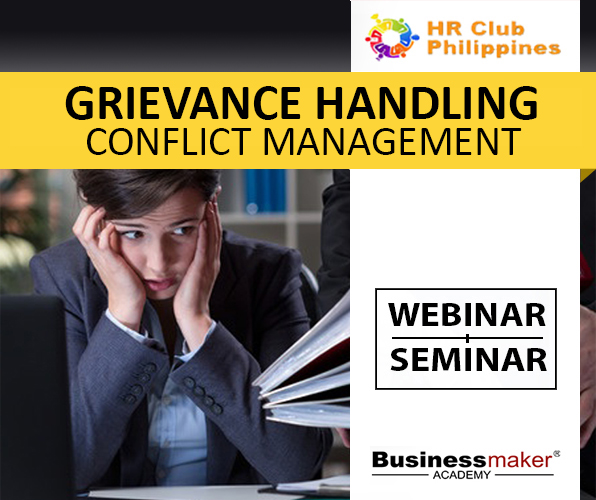 Grievance Handling & Conflict Management Training by Business Maker Academy, Inc.