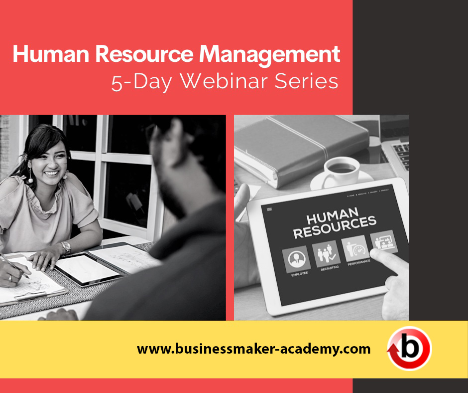 Human Resource Management Webinar and Seminar Training Program Bundle by Businessmaker Academy Philippines