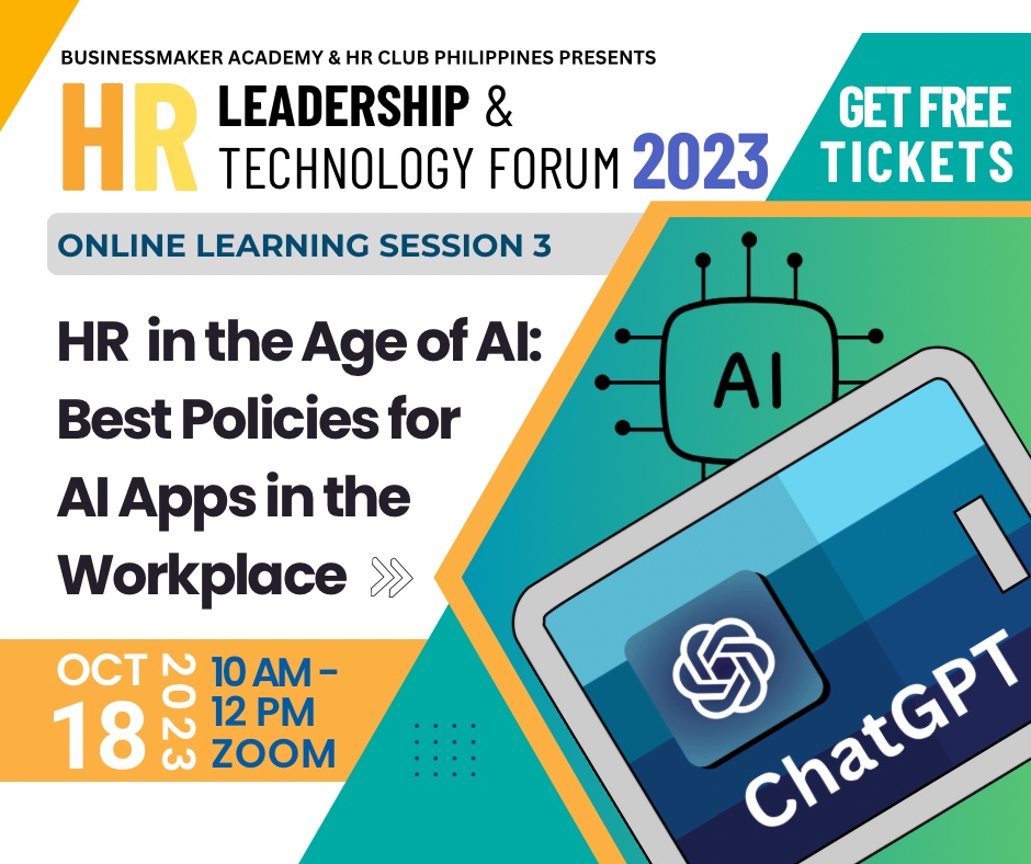 HR Leadership & Technology Forum: HR in the Age of AI: Best Policies for AI Apps in the Workplace