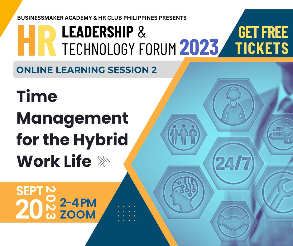 HR Leadership & Technology Forum: Time Management for the Hybrid Work Life